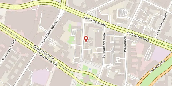 Karte der Umgebung von Ansbacher Straße 13, 10787 Berlin