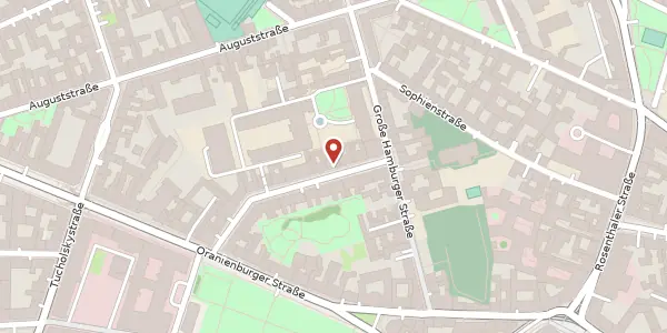 Karte der Umgebung von Krausnickstraße 15, 10115 Berlin