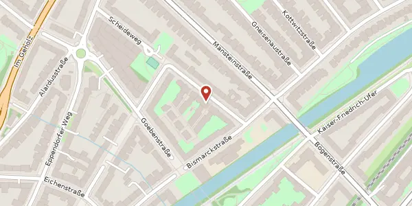 Karte der Umgebung von Scheideweg 38, 20253 Hamburg