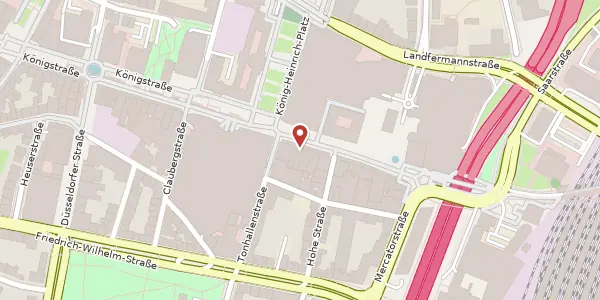 Karte der Umgebung von Königstr. 54, 47051 Duisburg