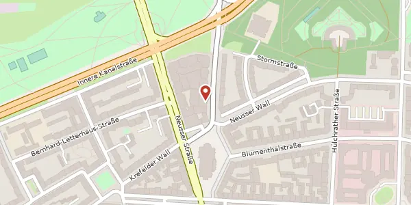Karte der Umgebung von Niehler Str. 3a, 50670 Köln