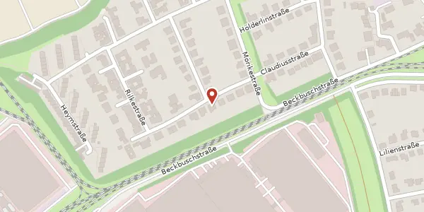 Karte der Umgebung von Droste-Hülshoff-Str. 8, 40474 Düsseldorf