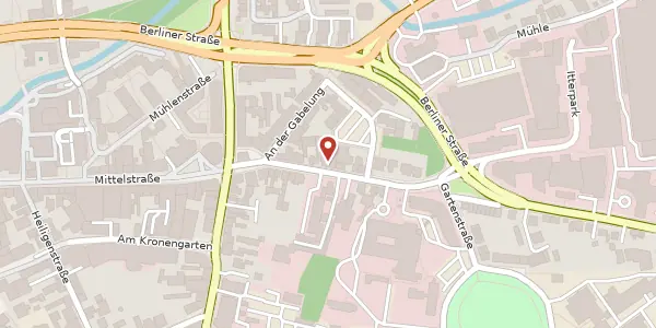 Karte der Umgebung von Walder Str. 7, 40724 Hilden