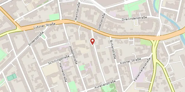 Karte der Umgebung von Siemeringstraße 10, 04177 Leipzig