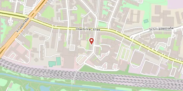 Karte der Umgebung von Emmastr. 13, 40227 Düsseldorf