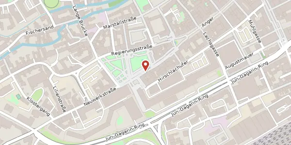 Karte der Umgebung von Neuwerkstraße 9, 99084 Erfurt