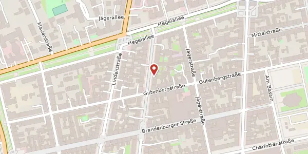 Karte der Umgebung von Dortustr. 67, 14467 Potsdam