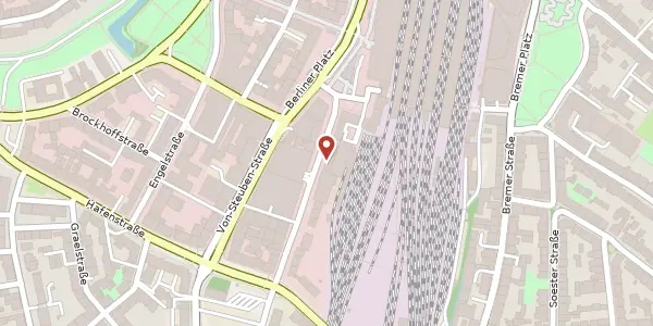 Karte der Umgebung von Bahnhofstr. 45, 48143 Münster