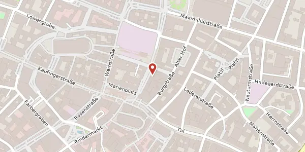 Karte der Umgebung von Dienerstr. 20, 80331 München