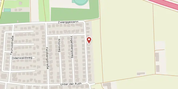 Karte der Umgebung von Westerwaldstr. 22, 65462 Ginsheim-Gustavsburg