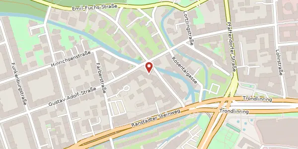 Karte der Umgebung von Jacobstraße 11, 04105 Leipzig