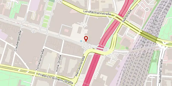 Karte der Umgebung von Königstraße 61, 47051 Duisburg