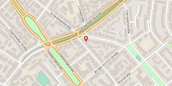 Karte der Umgebung von Dahlmannstr. 5, 60385 Frankfurt