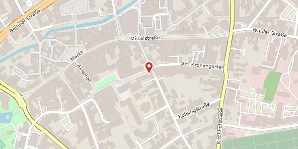 Karte der Umgebung von Warrington-Platz 28, 40721 Hilden