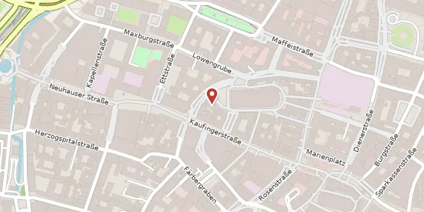 Karte der Umgebung von Frauenplatz 2, 80331 München