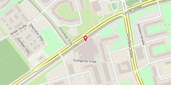 Karte der Umgebung von Lützner Straße 193, 04209 Leipzig
