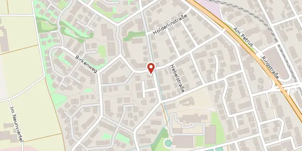 Karte der Umgebung von Jahnstraße 22, 69221 Dossenheim