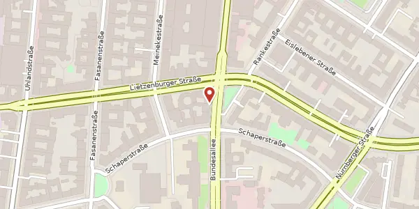Karte der Umgebung von Joachimsthaler Straße 24, 10719 Berlin