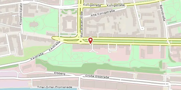 Karte der Umgebung von Palmaille 67, 22767 Hamburg