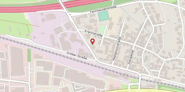 Karte der Umgebung von Hubertusstraße 8, 65203 Wiesbaden