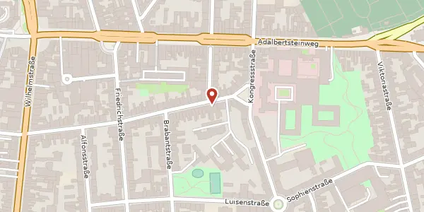 Karte der Umgebung von Augustastraße 74, 52070 Aachen