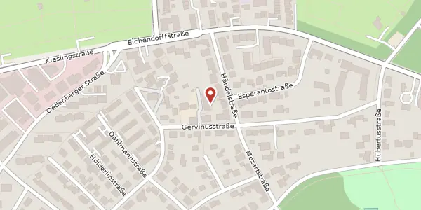 Karte der Umgebung von Gervinusstr. 11a, 90491 Nürnberg