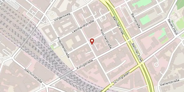 Karte der Umgebung von Hinüberstraße 4A, 30175 Hannover