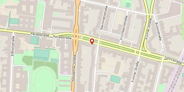 Karte der Umgebung von Goebenstraße 3, 10783 Berlin
