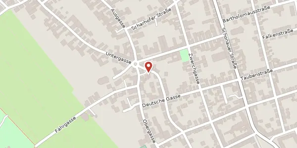 Karte der Umgebung von Hintergasse 2, 68307 Mannheim