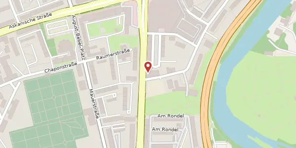 Karte der Umgebung von Franzstr. 117, 06842 Dessau-Roßlau