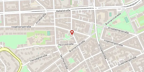Karte der Umgebung von Rötestraße 67, 70197 Stuttgart