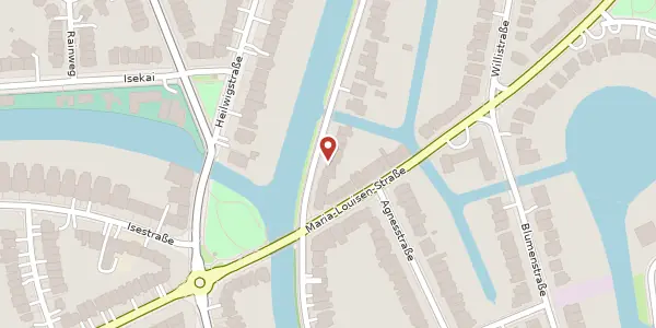 Karte der Umgebung von Leinpfad 32, 22299 Hamburg
