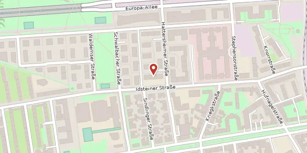 Karte der Umgebung von Hattersheimer Str. 25, 60326 Frankfurt