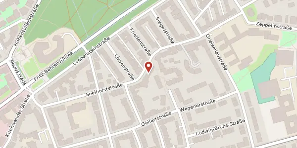 Karte der Umgebung von Seelhorststraße 30, 30175 Hannover