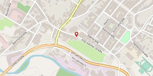 Karte der Umgebung von Untere Kirchstr. 1, 08606 Oelsnitz