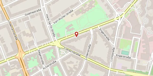 Karte der Umgebung von Grafenberger Allee 241, 40237 Düsseldorf