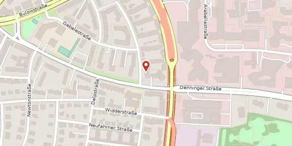 Karte der Umgebung von Amberger Str. 4, 81679 München