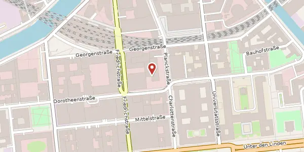 Karte der Umgebung von Friedrichstraße 95, 10117 Berlin