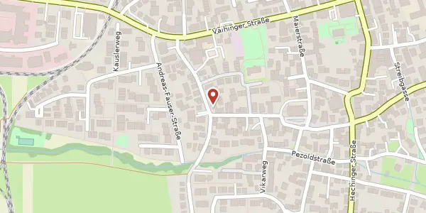 Karte der Umgebung von Oberdorfstraße 26, 70567 Stuttgart