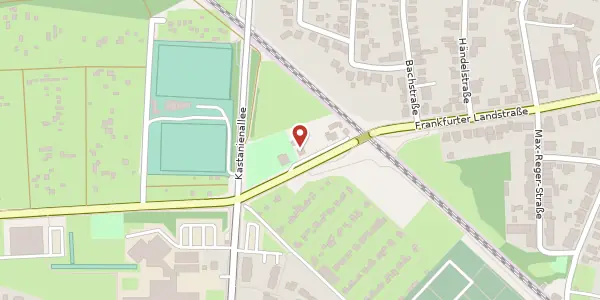 Karte der Umgebung von Frankfurter Landstr. 88, 63454 Hanau