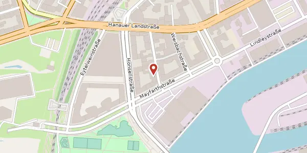 Karte der Umgebung von Hagenstr. 3, 60314 Frankfurt