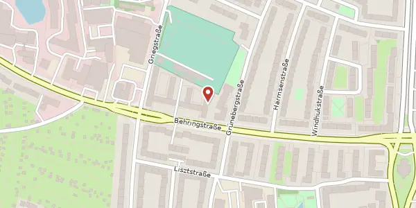 Karte der Umgebung von Behringstraße 86, 22763 Hamburg