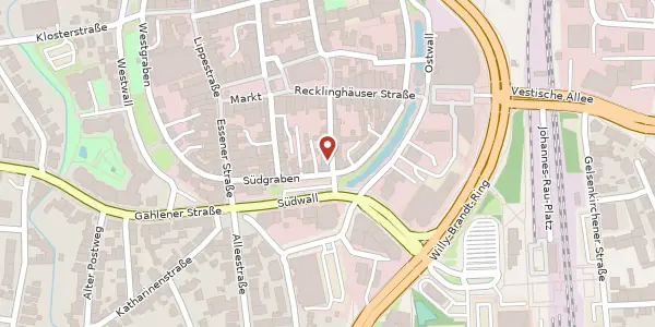Karte der Umgebung von Suitbertusstr. 14, 46282 Dorsten