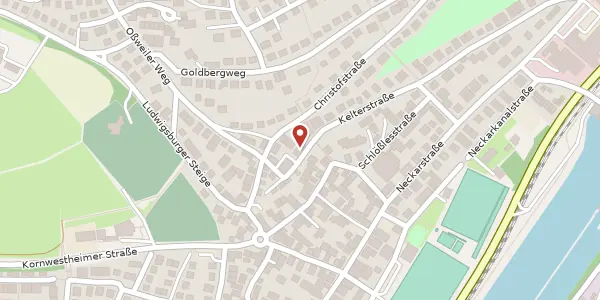 Karte der Umgebung von Kelterstraße 7, 71686 Remseck am Neckar