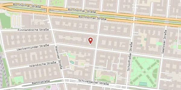 Karte der Umgebung von Paul-Robeson-Straße 20, 10439 Berlin