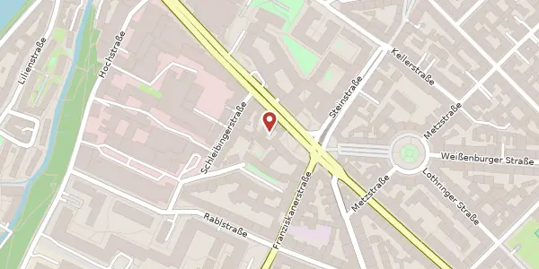 Karte der Umgebung von Rosenheimer Str. 44, 81669 München