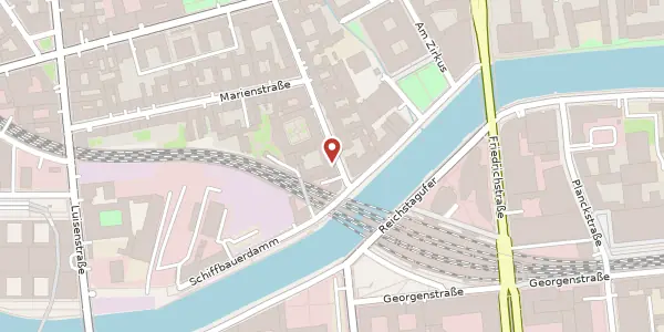 Karte der Umgebung von Albrechtstraße 11 B, 10117 Berlin