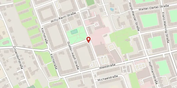 Karte der Umgebung von Schriesandstraße 32, 09116 Chemnitz