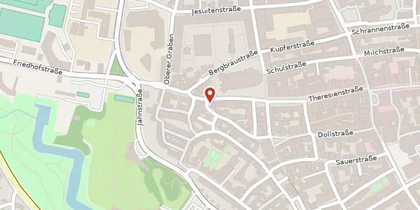 Karte der Umgebung von Kreuzstr. 10, 85049 Ingolstadt