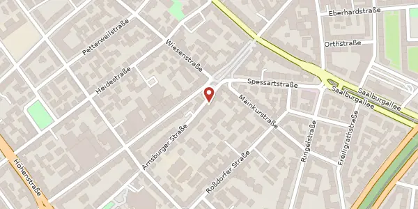 Karte der Umgebung von Arnsburger Str. 68, 60385 Frankfurt